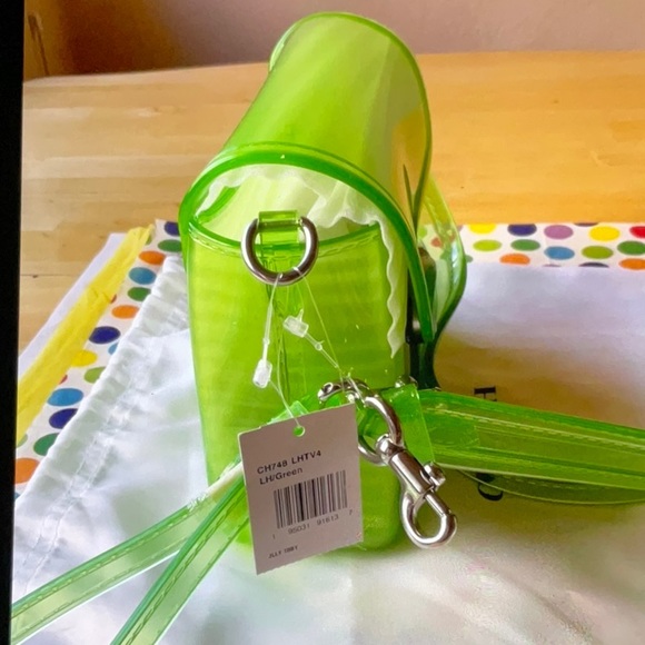 💚 COACH GREEN JELLY TABBY 💚 NWT - Picture 10 of 15